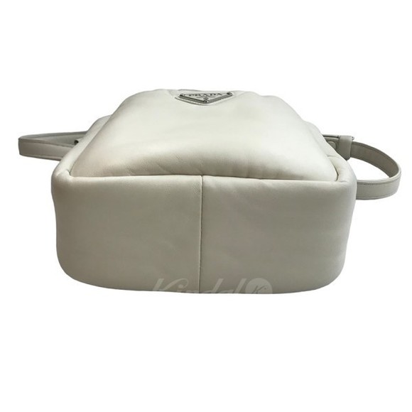 Prada Soft Padded Nappa Leather Mini Handbag White - Picture 5 of 8